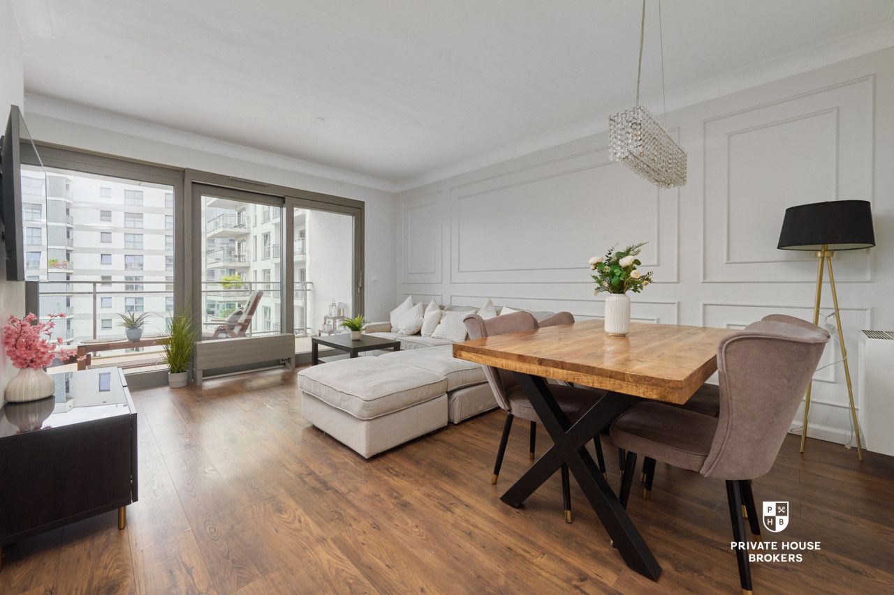 3-room apartment with 2 balconies in the River Point development - Apartment - Sale - Wrocław, Kępa Mieszczańska