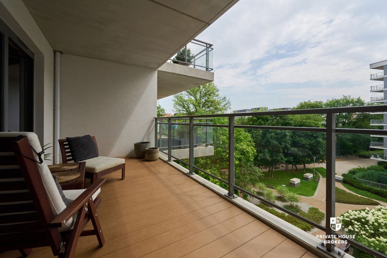 3-room apartment with 2 balconies in the River Point development - Apartment - Sale - Wrocław, Kępa Mieszczańska
