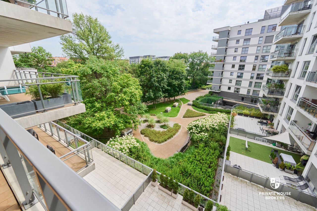3-room apartment with 2 balconies in the River Point development - Apartment - Sale - Wrocław, Kępa Mieszczańska