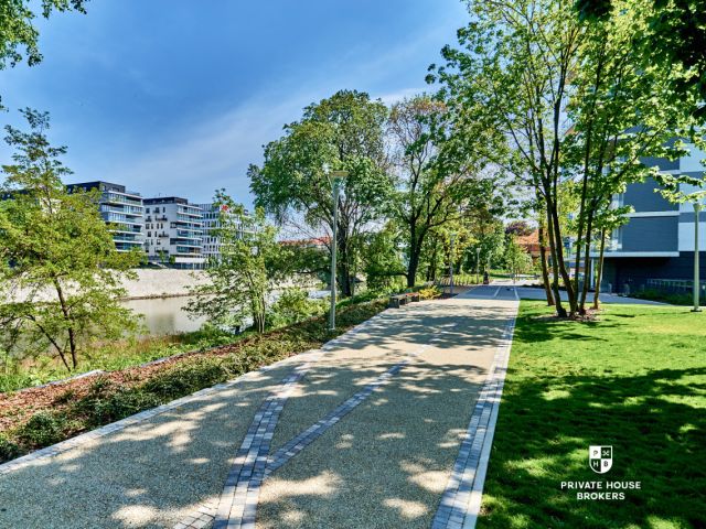 3-room apartment with 2 balconies in the River Point development - Apartment - Sale - Wrocław, Kępa Mieszczańska