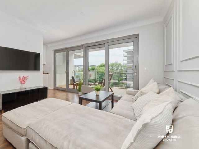 3-room apartment with 2 balconies in the River Point development - Apartment - Sale - Wrocław, Kępa Mieszczańska