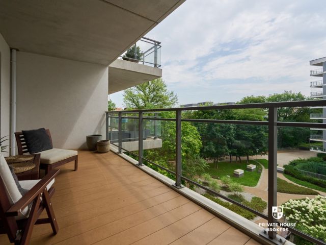 3-room apartment with 2 balconies in the River Point development - Apartment - Sale - Wrocław, Kępa Mieszczańska