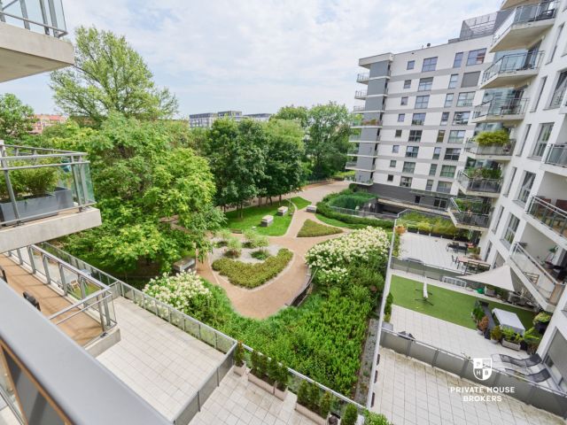 3-room apartment with 2 balconies in the River Point development - Apartment - Sale - Wrocław, Kępa Mieszczańska