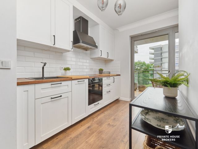 3-room apartment with 2 balconies in the River Point development - Apartment - Sale - Wrocław, Kępa Mieszczańska