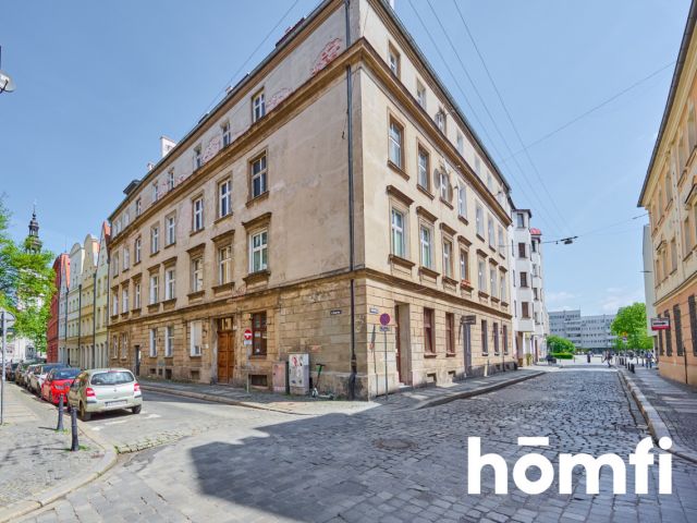 Duża kawalerka z osobną kuchnią i antresolą blisko Rynku - Mieszkanie - Wynajem - Wrocław, Stare Miasto
