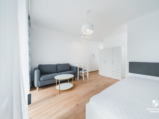 Jasne studio 28m2 z osobnym łóżkiem przy ulicy Stańczyka - Osiedle KRK - Mieszkanie - Wynajem - Kraków, Krowodrza / Bronowice