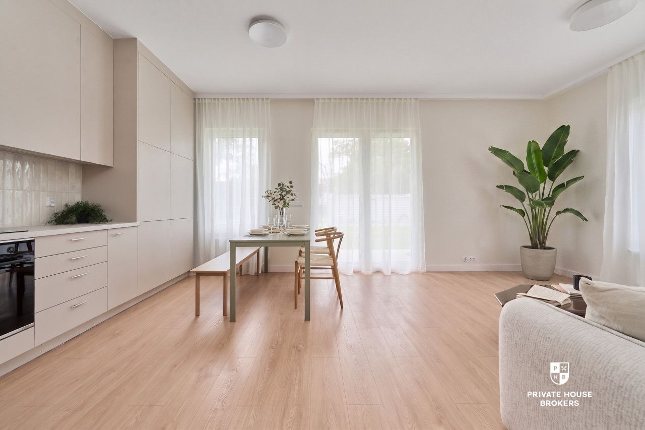 Nowe z ogrodem 150 m2 - Wille Biskupin / pet friendly / klimatyzacja / miejsce postojowe / komórka lokatorska - Mieszkanie - Wynajem - Wrocław, Śródmieście / Biskupin