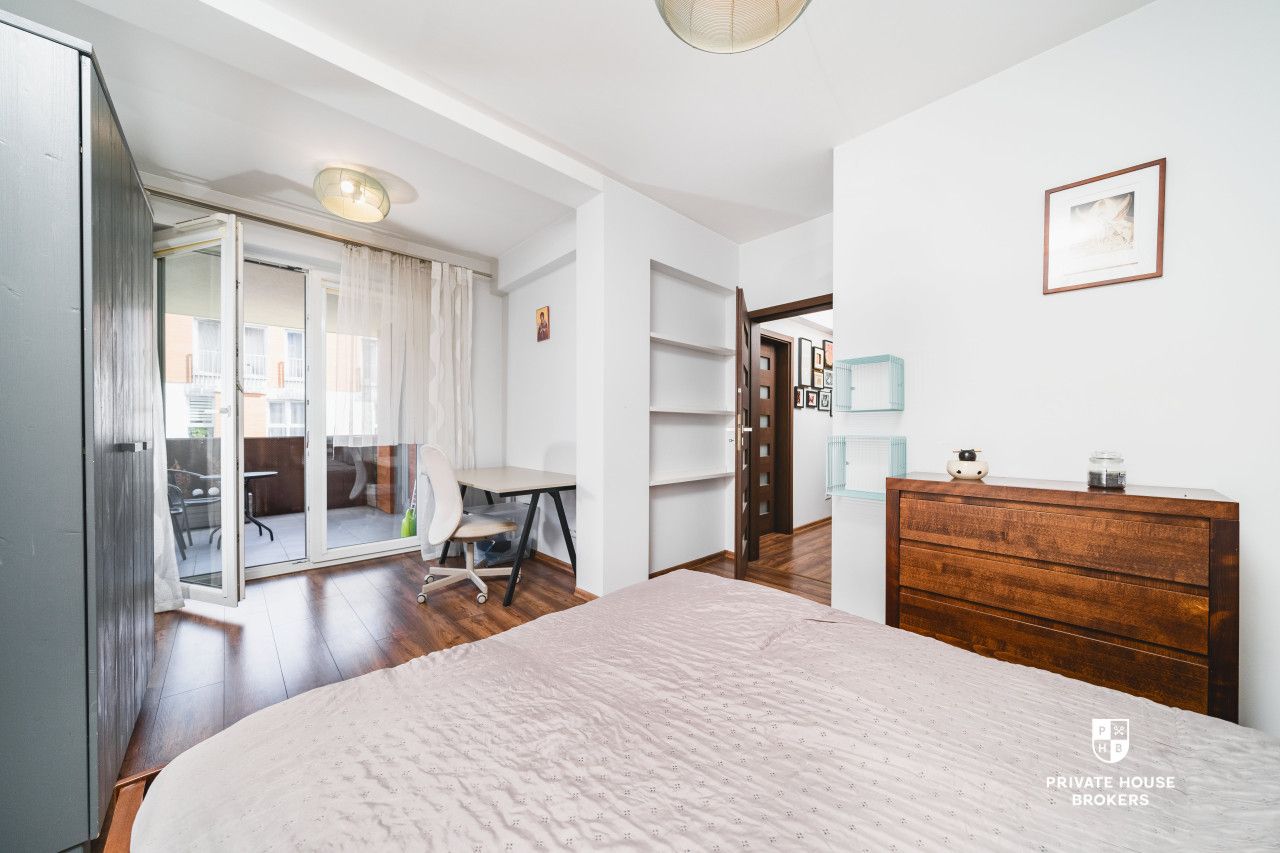 3 pokoje | miejsce postojowe w garażu | duży balkon | komórka lokatorska | wynajem - Mieszkanie - Wynajem - Kraków, Śródmieście / Dąbie