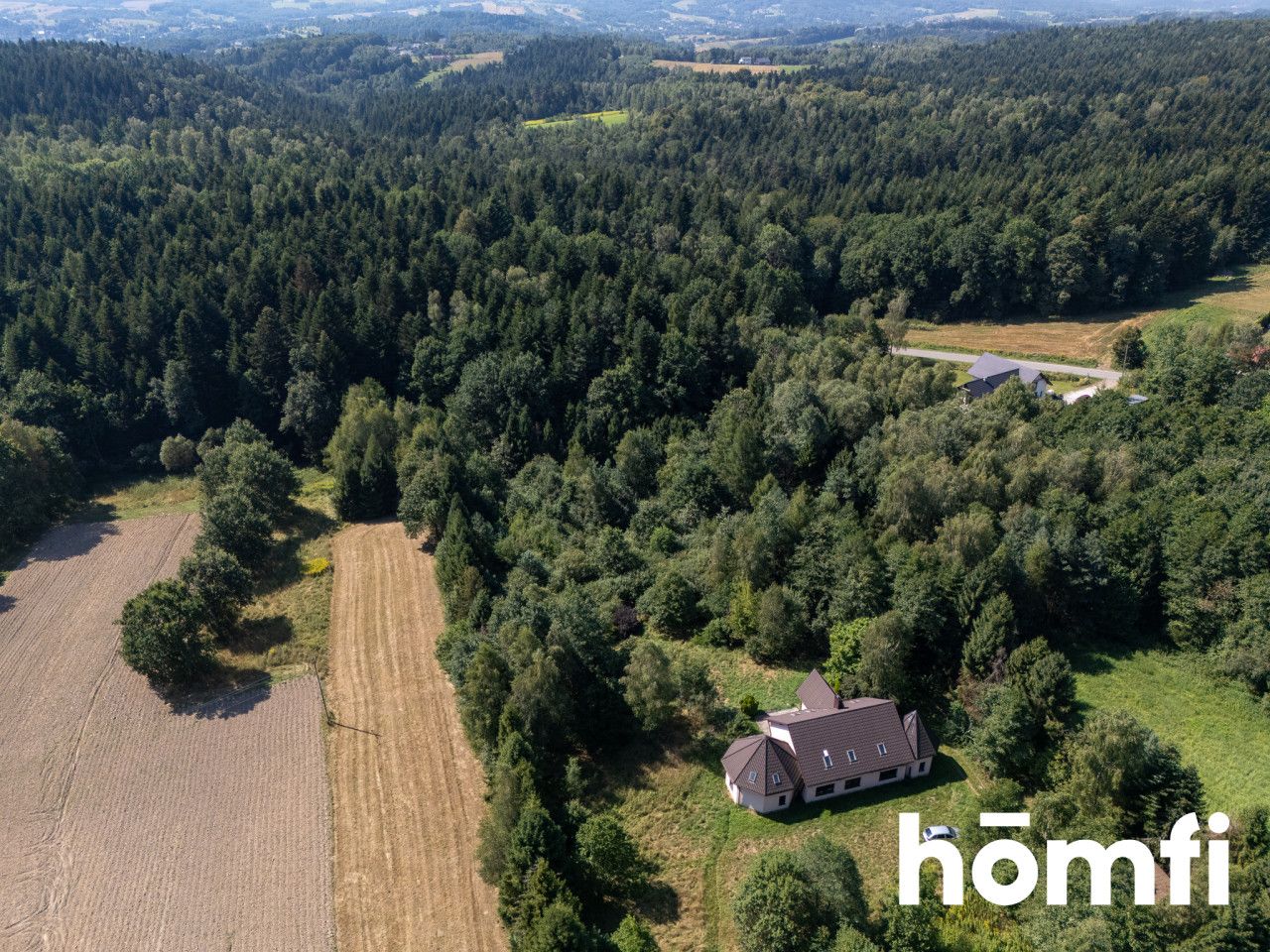 Unique: House of 262m2 on 1 ha in the middle of the forest - House - Sale - Wadowicki, Wadowice / Wysoka