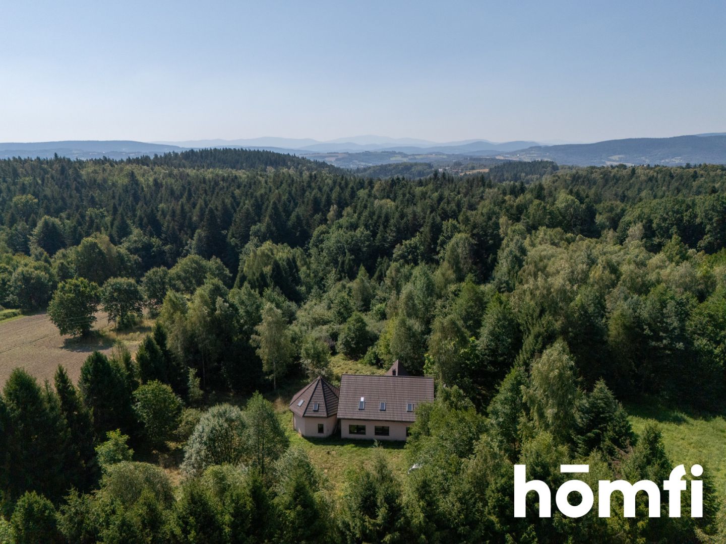 Unique: House of 262m2 on 1 ha in the middle of the forest - House - Sale - Wadowicki, Wadowice / Wysoka