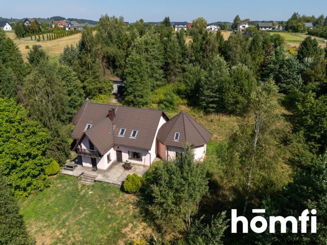 Unique: House of 262m2 on 1 ha in the middle of the forest - House - Sale - Wadowicki, Wadowice / Wysoka