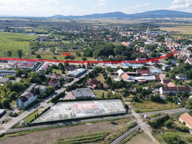 Komercyjny teren inwestycyjny przy DK8| 4052 m2| - Działka - Sprzedaż - Dzierżoniowski, Łagiewniki