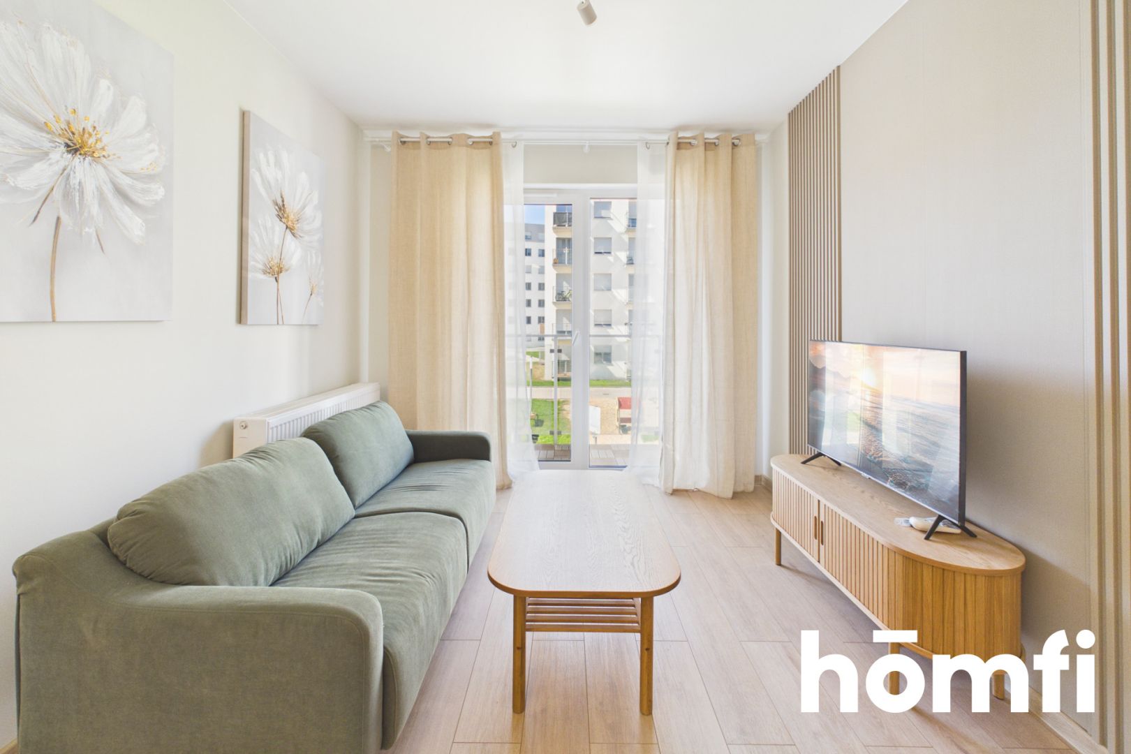 New 2-room apartment with a balcony - Apartment - Rent - Poznań, Nowe Miasto