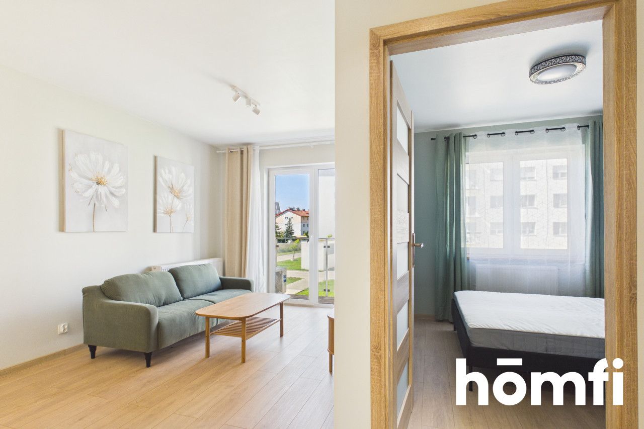New 2-room apartment with a balcony - Apartment - Rent - Poznań, Nowe Miasto