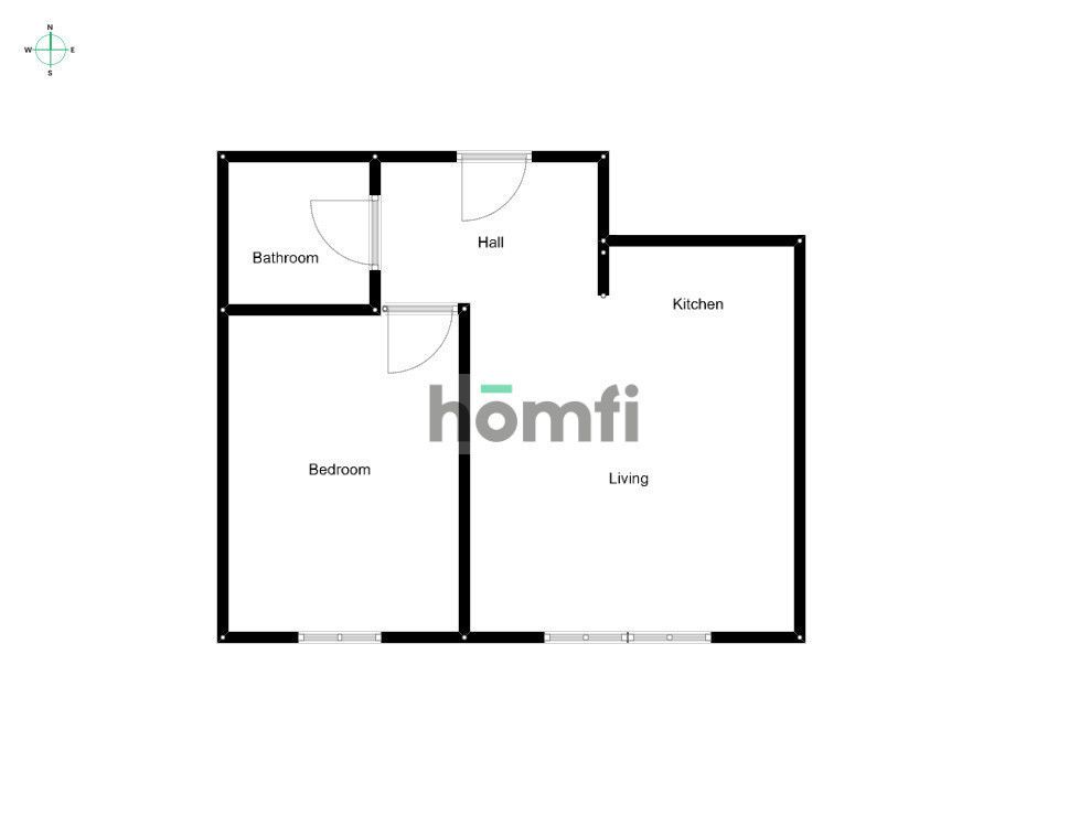 Two-room flat at Banacha Street - Квартира - Продаж - Kraków, Krowodrza / Górka Narodowa