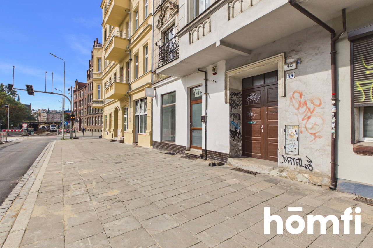 Lokal 43 m2 witryna, wejście z ulicy Trzebnickiej - Lokal użytkowy - Wynajem - Wrocław, Śródmieście