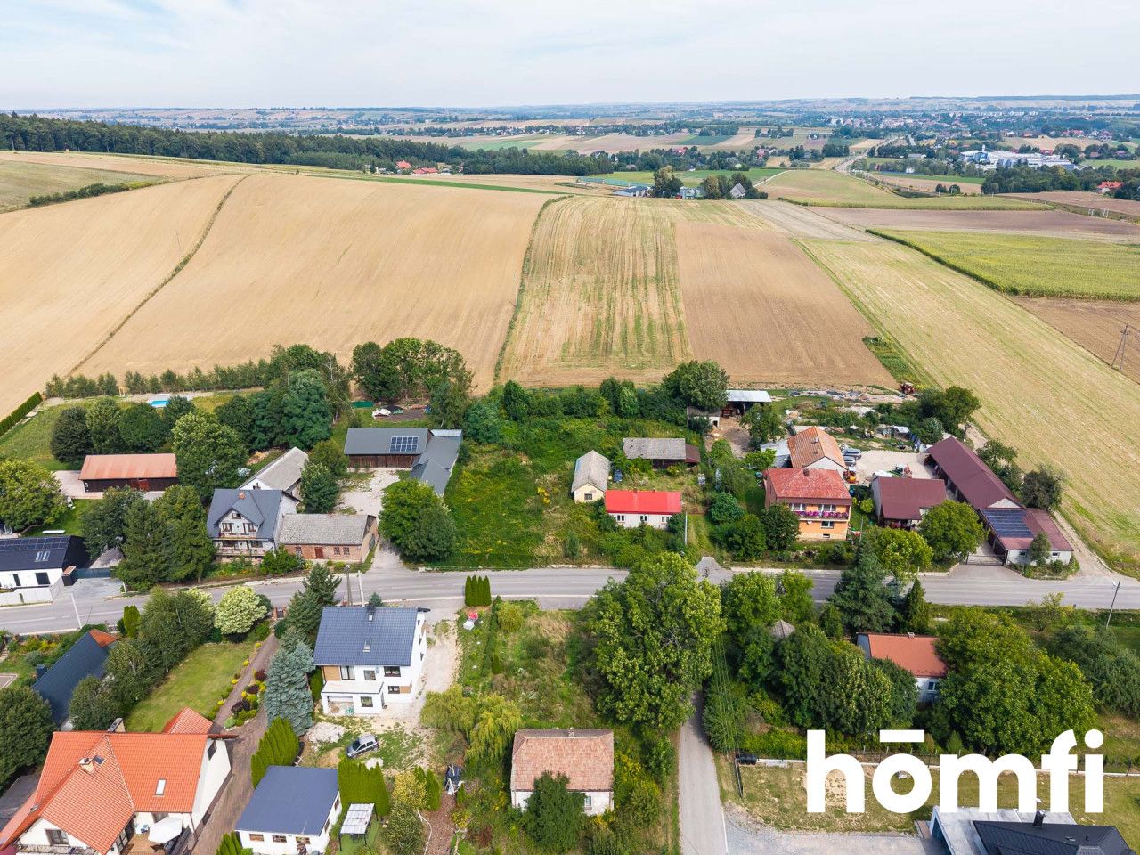 DZIAŁKA 24,50 AR| 4 DOMY| 480 PUM| 20 DO KRAKOWA - Plot - Sale - Krakowski, Słomniki / Niedźwiedź