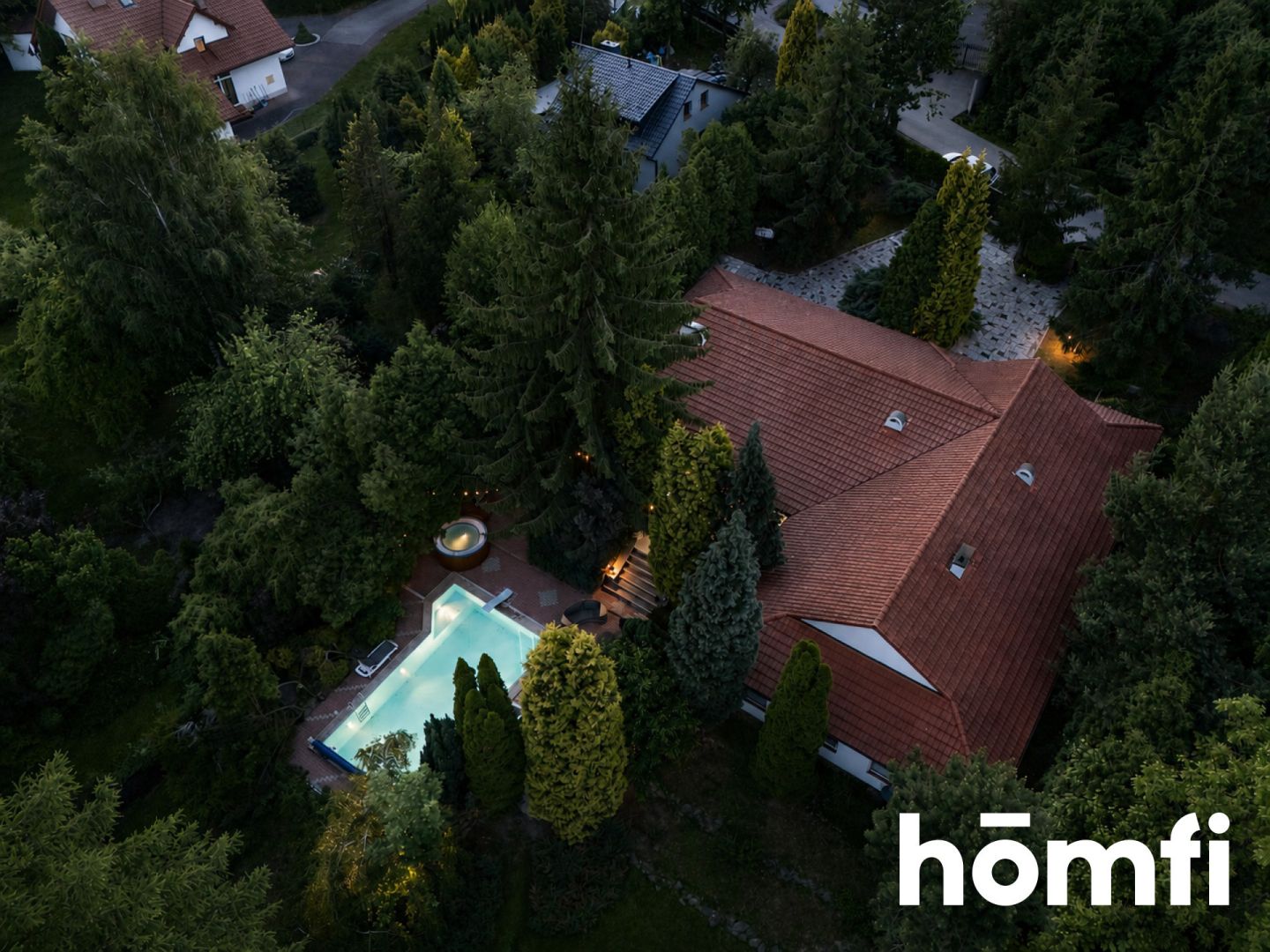 Single-story villa with pool and fireplace | Krakow - Дім - Продаж - Kraków, Podgórze / Dębniki