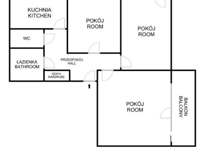WIDOKOWE 3 POK Z ODDZIELNĄ KUCHNIĄ | ODDZIELNA TOALETA | UL. MAŁA GÓRA | BIEŻANÓW PROKOCIM | 2 BALKONY | PIWNICA - Mieszkanie - Sprzedaż - Kraków, Podgórze / Bieżanów-Prokocim