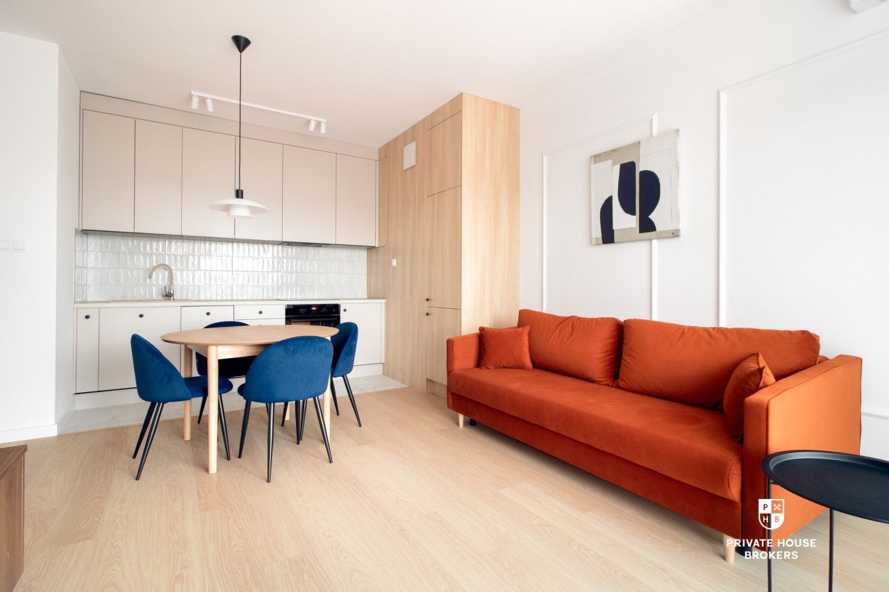 Brand new one-bedroom apartment 44.7 m² | Balcony | Air Conditioning | Rakowicka | Novum - Apartment - Rent - Kraków, Śródmieście / Stare Miasto
