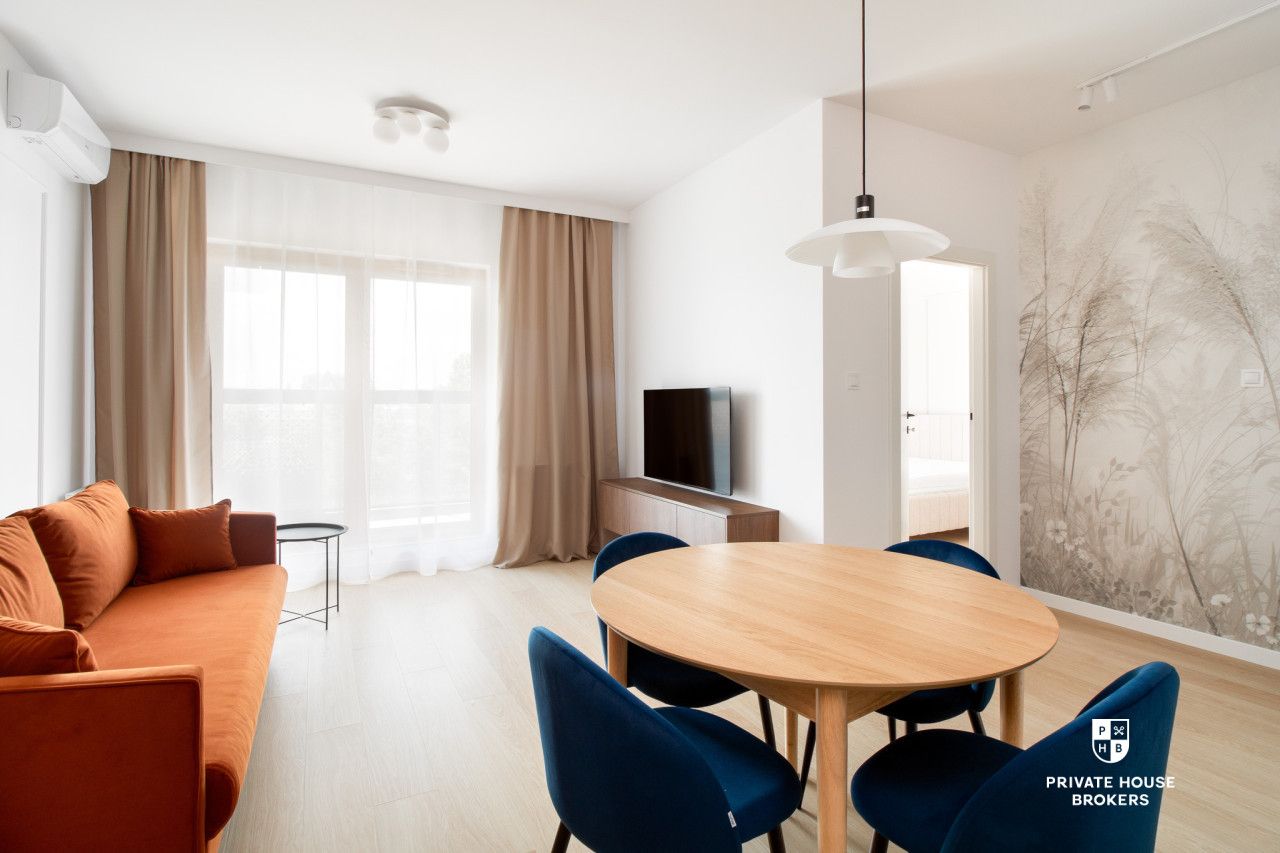 Brand new one-bedroom apartment 44.7 m² | Balcony | Air Conditioning | Rakowicka | Novum - Apartment - Rent - Kraków, Śródmieście / Stare Miasto