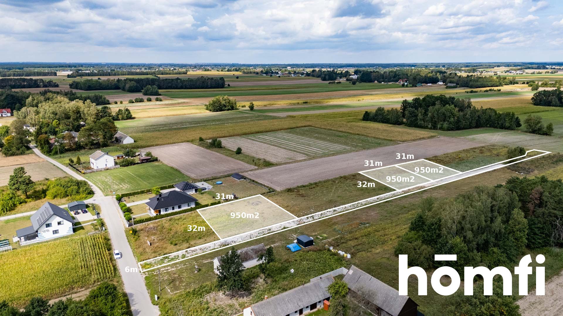Super plots for stand-alone houses in Skaryszew district - Ділянка - Продаж - Radomski, Skaryszew / Kobylany-Kolonia