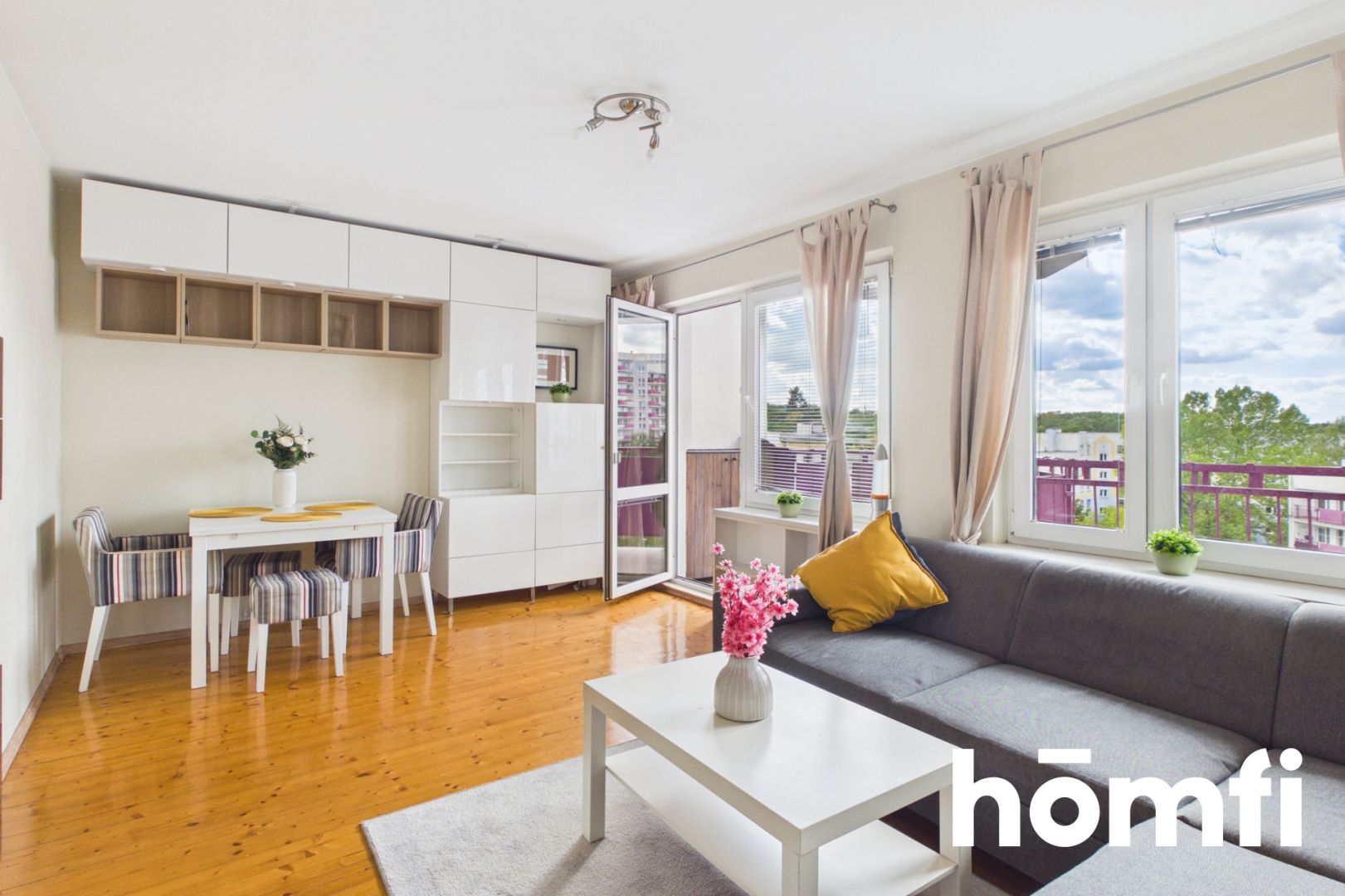 3-rooms flat Modra street, Kozanów - Apartment - Rent - Wrocław, Fabryczna / Kozanów