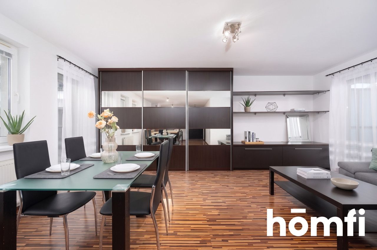 Comfortable 3-room apartment with an area of 77.72 m² | 2 bedrooms | 2 terraces | raised ground floor | Zakrzówek - Apartment - Sale - Kraków, Podgórze / Dębniki