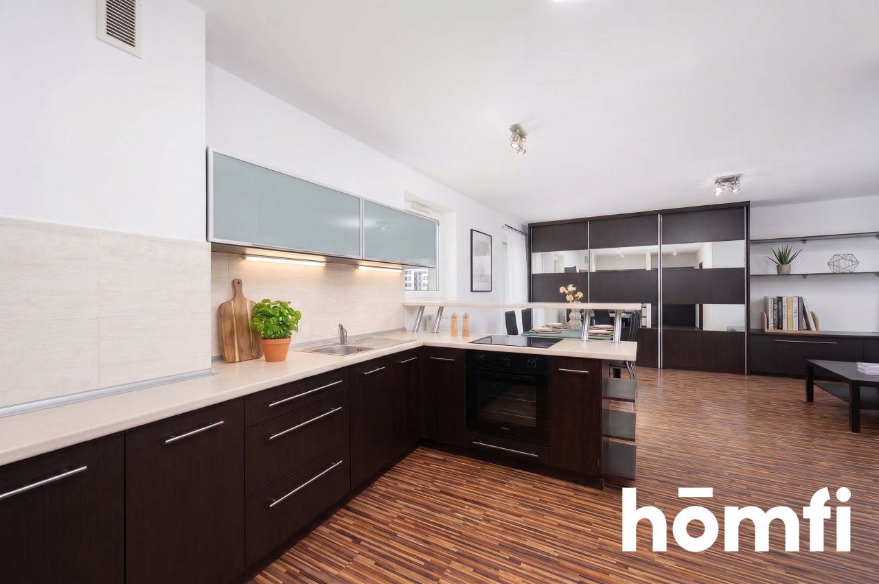 Comfortable 3-room apartment with an area of 77.72 m² | 2 bedrooms | 2 terraces | raised ground floor | Zakrzówek - Apartment - Sale - Kraków, Podgórze / Dębniki
