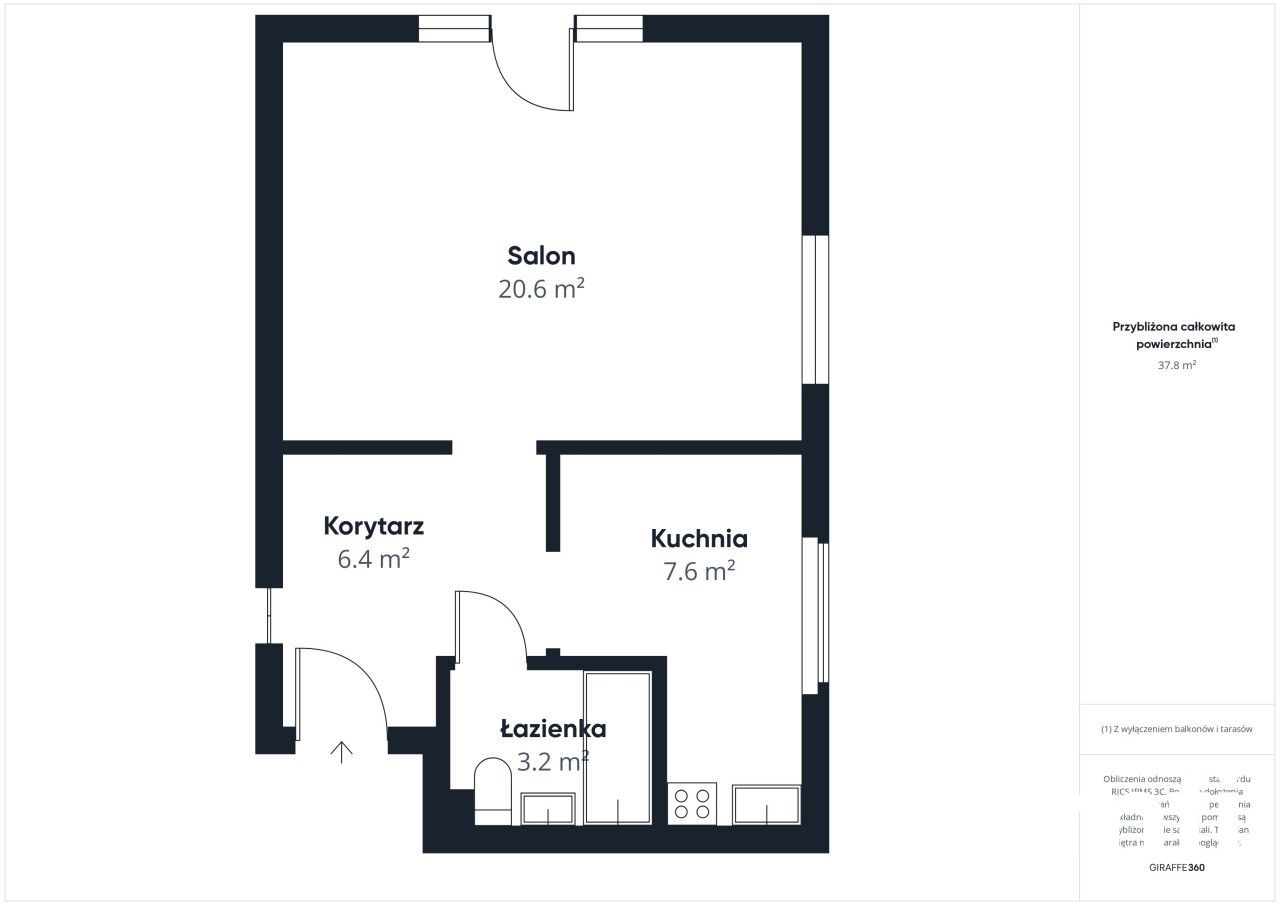 Functional studio apartment! Krowodrza! - Apartment - Rent - Kraków, Krowodrza