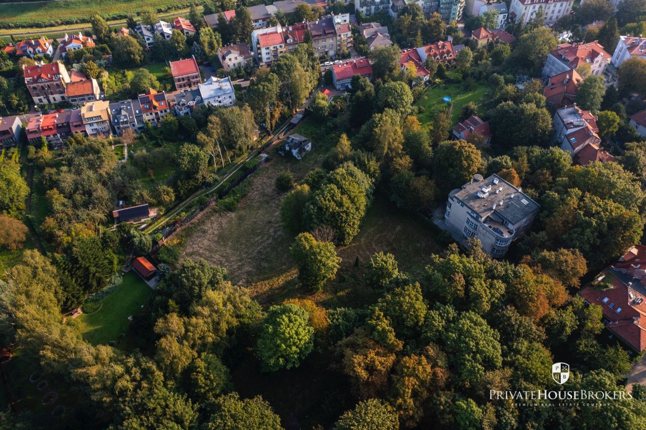 Działka budowlana z pozwoleniem 1 ha Salwator/Wola Justowska - Działka - Sprzedaż - Kraków, Krowodrza / Salwator
