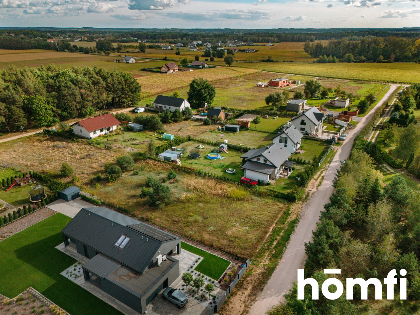 Leśna Polana | Building Plot | 1216 m² | Local Zoning Plan | Zławieś Mała - Plot - Sale - Toruński, Zławieś Wielka / Zławieś Mała