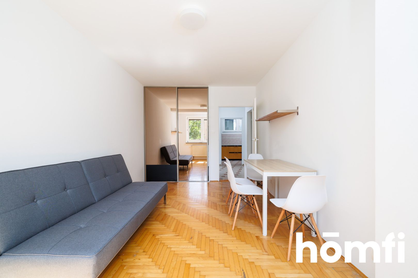 Mieszkanie 2-pokojowe z loggią | 47,7 m² | Parter | Zielona i spokojna okolica | Rusznikarska - Mieszkanie - Sprzedaż - Kraków, Krowodrza / Prądnik Biały