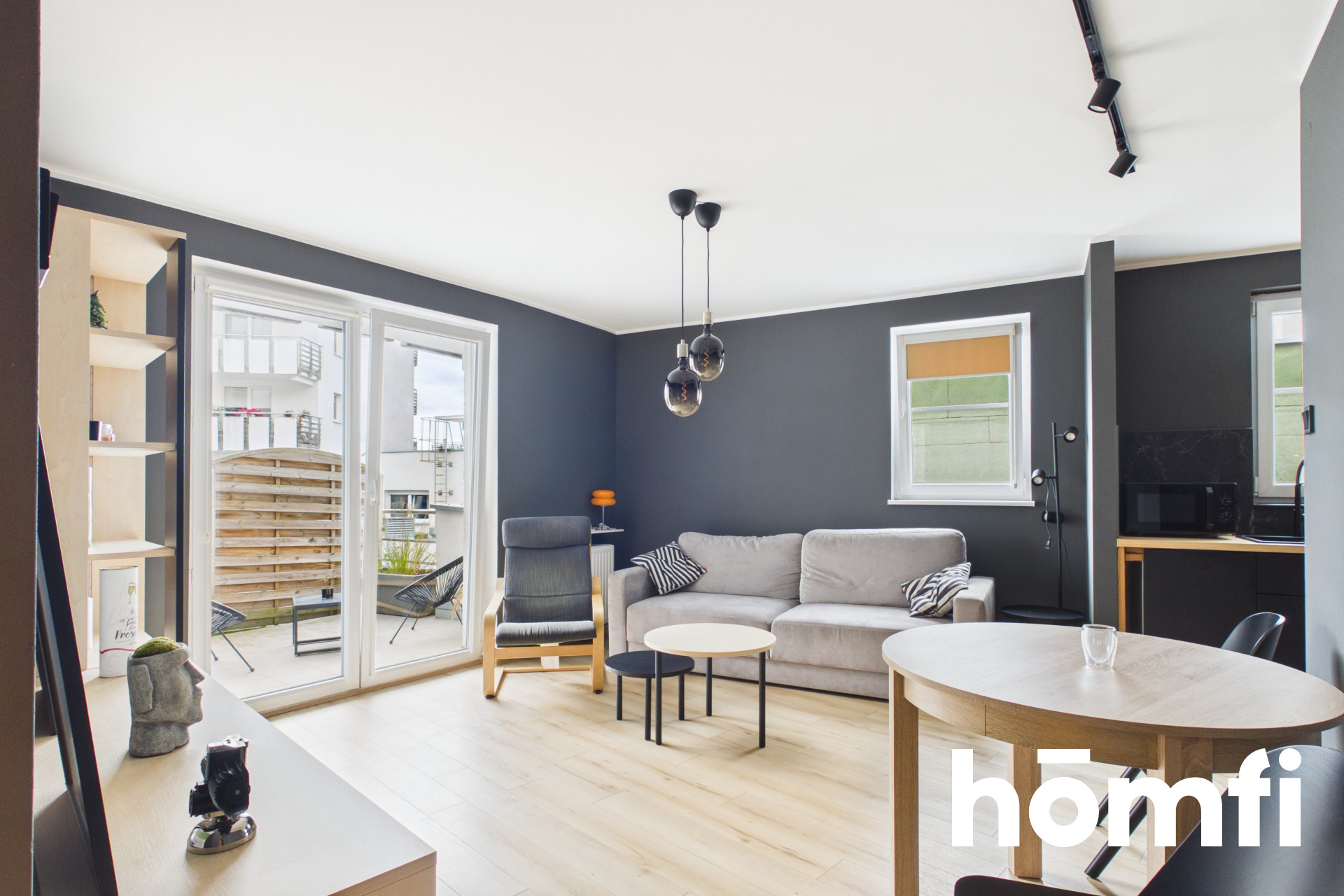 FIRST RENTAL | 48 sq.m with 13.5 sq.m terrace | Wojskowa 1 (opposite City Park) - Квартира - Оренда - Poznań, Grunwald / Łazarz