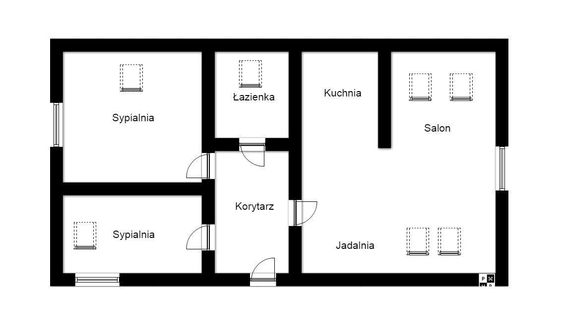 Trzypokojowe mieszkanie przy ul. Wesele - Mieszkanie - Wynajem - Kraków, Krowodrza / Bronowice