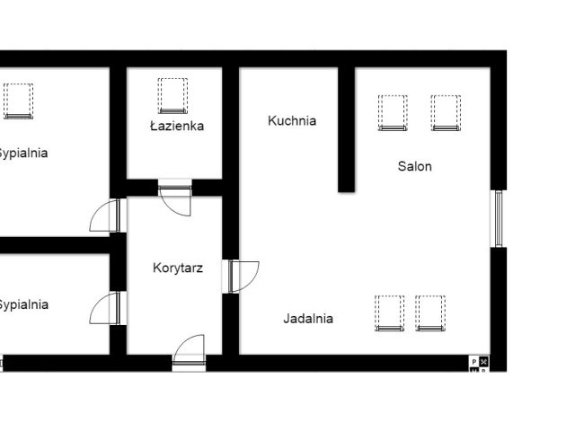 Trzypokojowe mieszkanie przy ul. Wesele - Mieszkanie - Wynajem - Kraków, Krowodrza / Bronowice