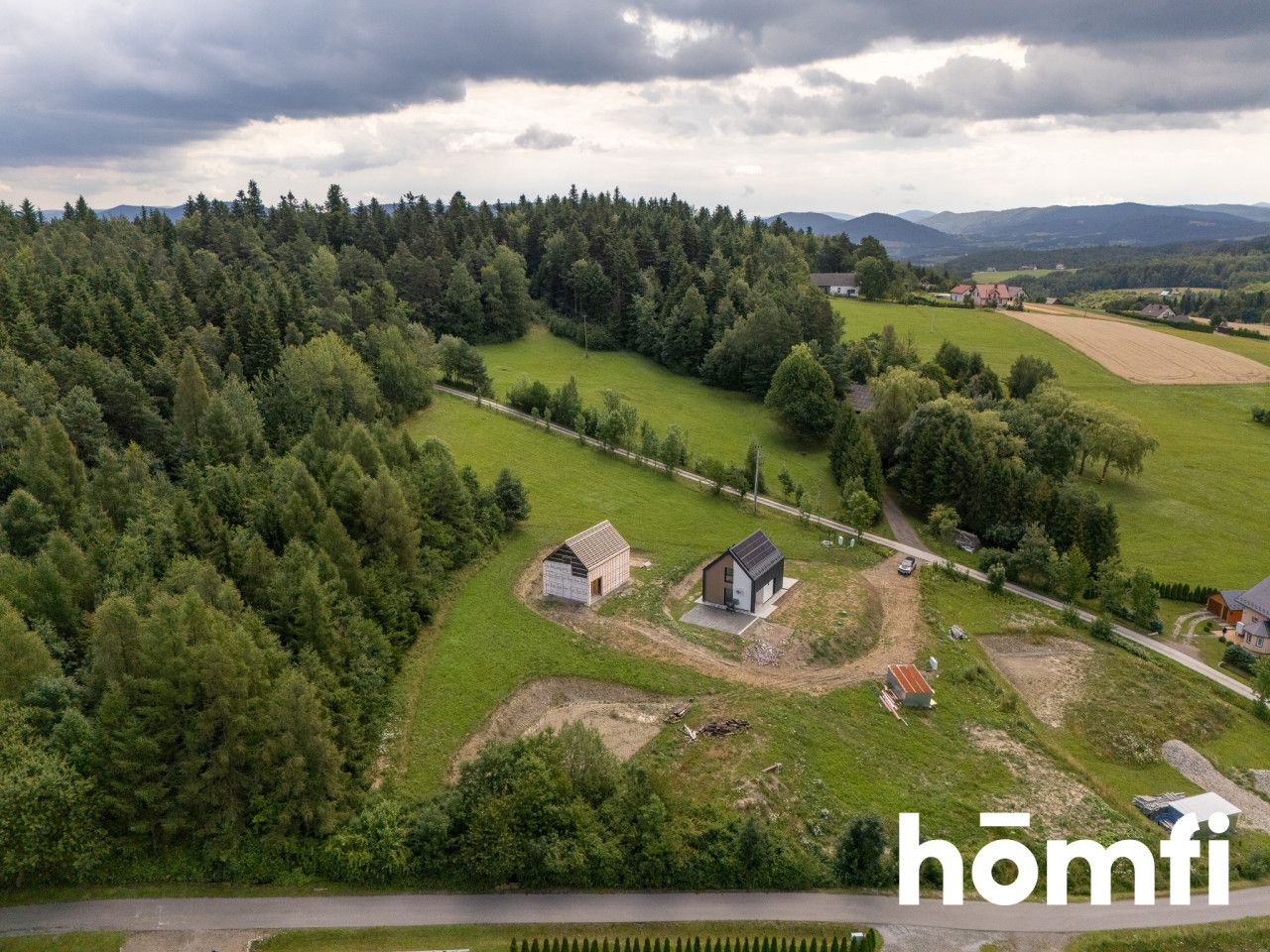Modern barn-style house | Gródek | Heat pump, photovoltaics, A/C - House - Sale - Nowosądecki, Grybów / Gródek