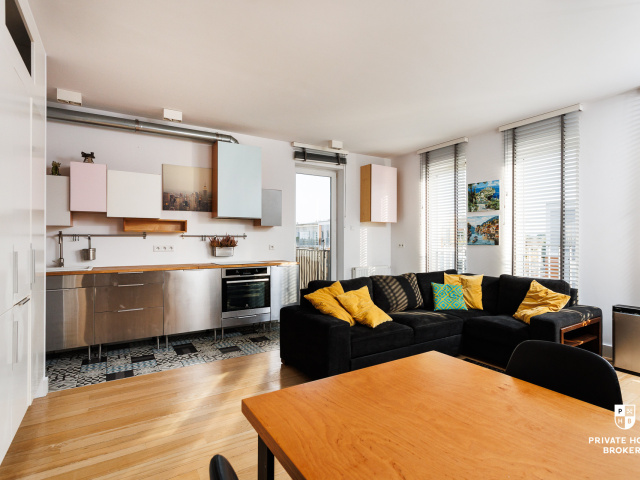 Słoneczne mieszkanie na ostatni piętrze z tarasem| Grzegórzki| Klimatyzowany Apartament - Mieszkanie - Wynajem - Kraków, Śródmieście / Grzegórzki