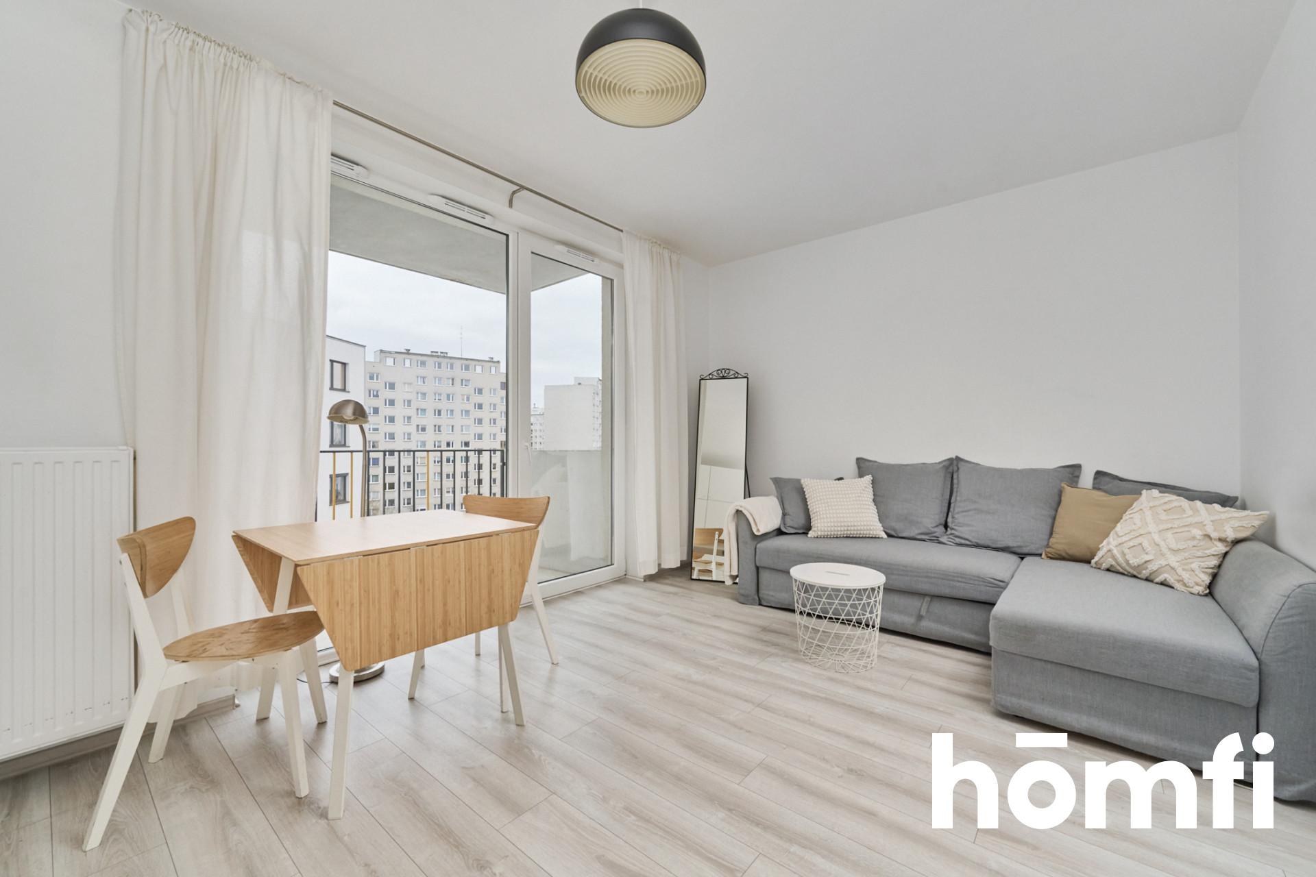 One-room apartment with balcony - Różanka ul.Chorwacka - Apartment - Rent - Wrocław, Psie Pole / Różanka