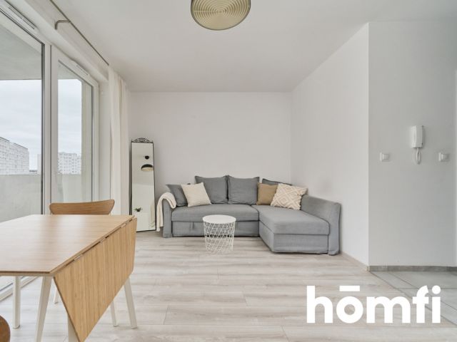 One-room apartment with balcony - Różanka ul.Chorwacka - Квартира - Оренда - Wrocław, Psie Pole / Różanka