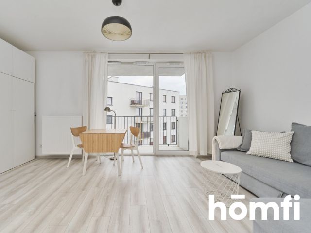 One-room apartment with balcony - Różanka ul.Chorwacka - Квартира - Оренда - Wrocław, Psie Pole / Różanka