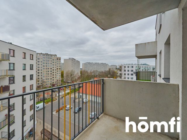 One-room apartment with balcony - Różanka ul.Chorwacka - Квартира - Оренда - Wrocław, Psie Pole / Różanka