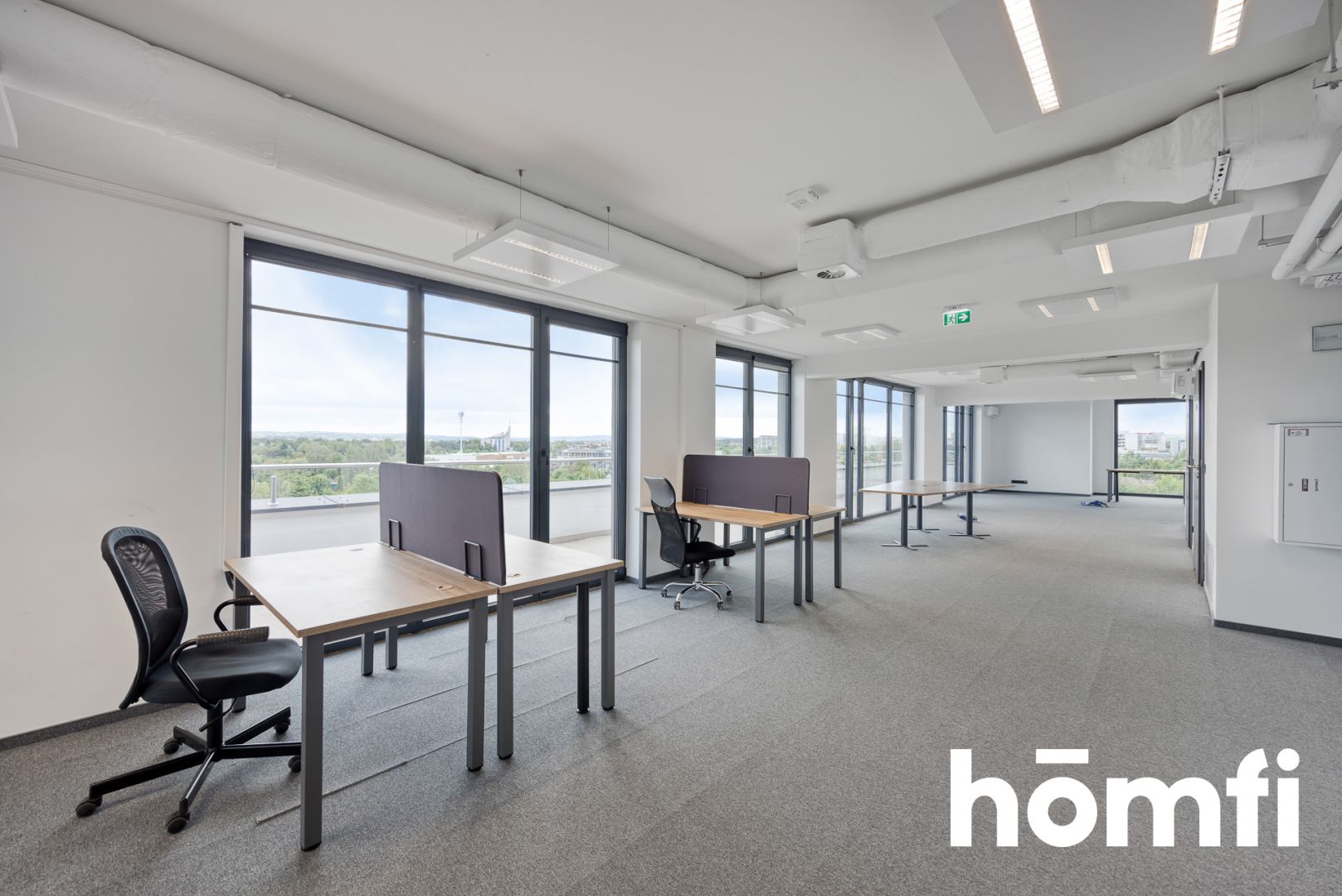 184 m² of Private Terraces | Modern Open-Plan Office Space - Commercial premises - Rent - Rzeszów, Zalesie