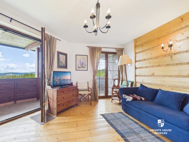 Mountain Retreat in Zakopane Style | Scenic Balcony | 45 m² | Zakopane - Apartment - Sale - Tatrzański, Zakopane