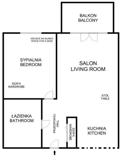2 POK ┃ PARKING ┃ BALKON ┃ UL. SZAFRANA ┃10 MIN DO CENTRUM ┃ KOŁO RONDA MATECZNEGO ) - Mieszkanie - Wynajem - Kraków, Podgórze