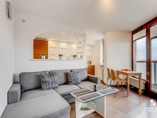 Modern one bedroom Penthouse with two balconies "Tarasy Verona 2" street. Armii Krajowej - Квартира - Оренда - Kraków, Krowodrza / Bronowice