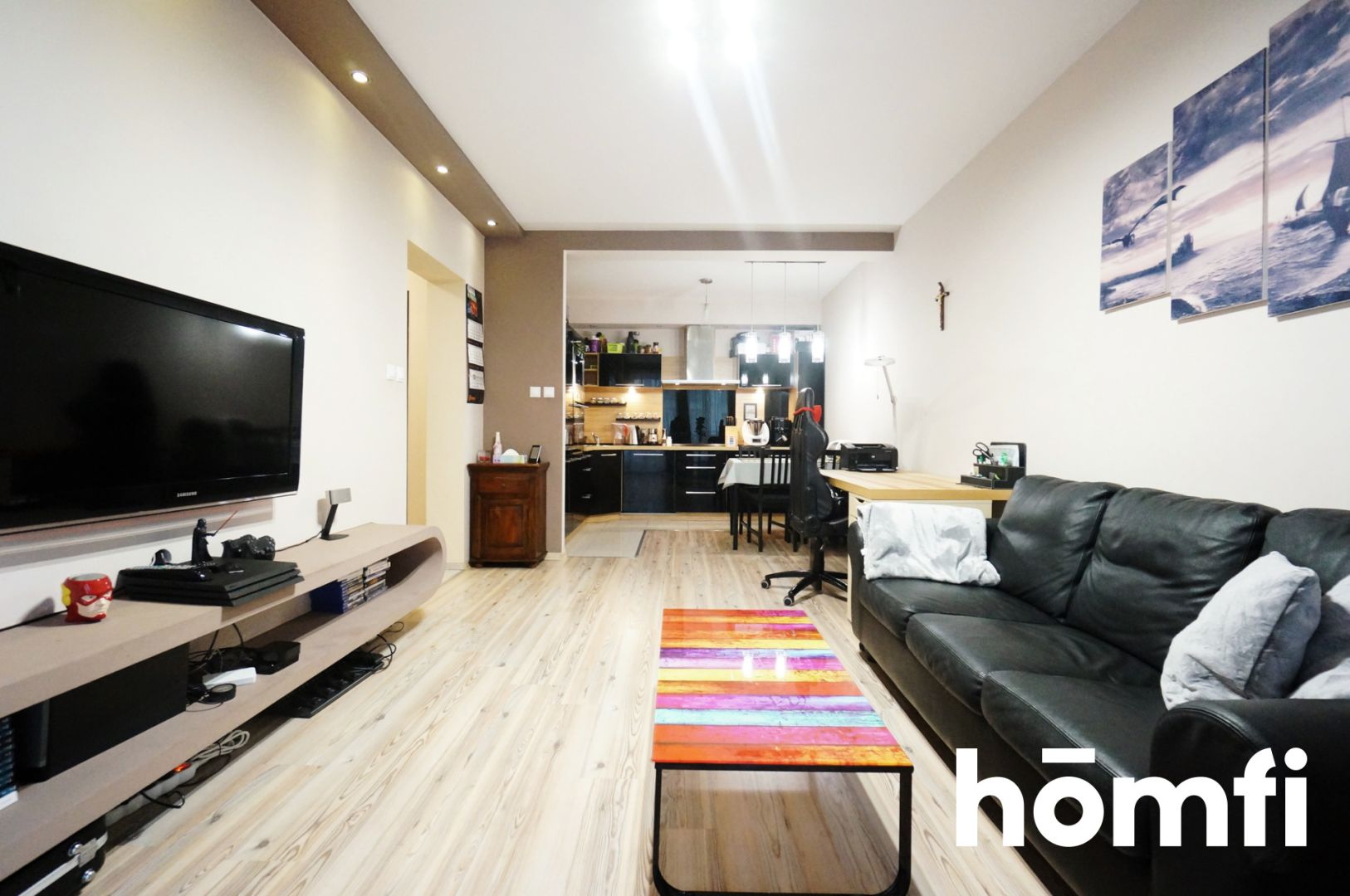 Modern, 57,5 m2 two-room apartament with balcony on the Głowackiego Street - Apartment - Rent - Kraków, Krowodrza / Bronowice