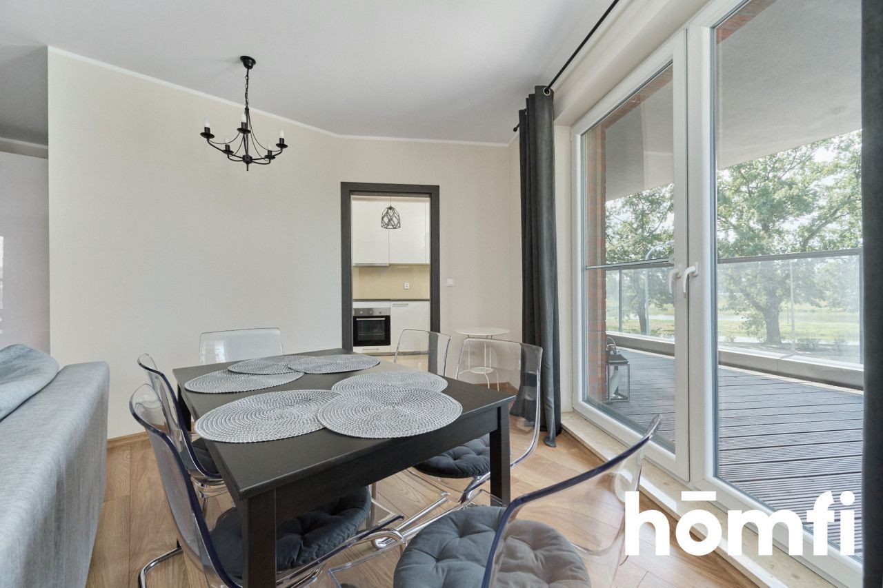 Studio apartment with a loggia overlooking the river! - Квартира - Оренда - Wrocław, Psie Pole / Kleczków