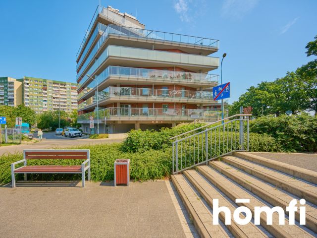 Studio apartment with a loggia overlooking the river! - Квартира - Оренда - Wrocław, Psie Pole / Kleczków