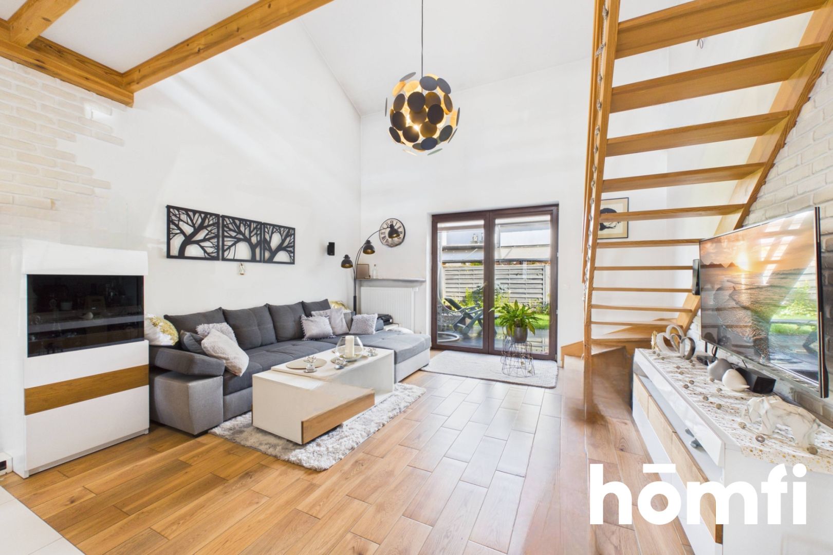 High-ceiling living room, private garden and mezzanine | Srebrna Ostoja, Konstantynów Łódzki - Apartment - Sale - Pabianicki, Konstantynów Łódzki